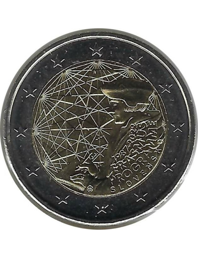 SLOVAQUIE 2022 2 EURO COMMEMORATIVE ERASMUS SUP