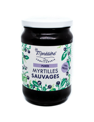 Purée de Myrtilles Sauvages Bio 280g