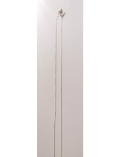 Collier 50cm en Argent 925 - GOURMETTE CHEVAL