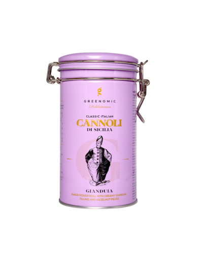 Boite métal cannoli gianduia 200g