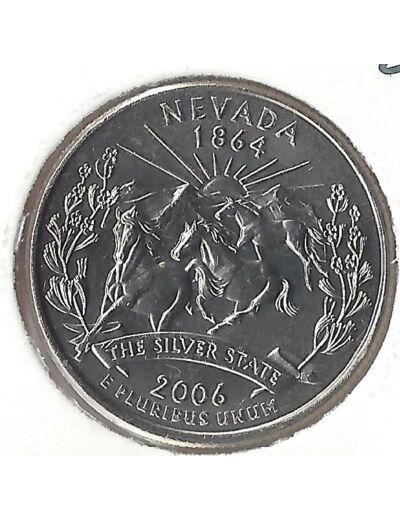 AMERIQUE (U.S.A) 1/4 DOLLAR 2006 D NEVADA SUP