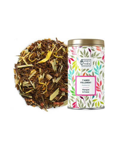 Rooïbos bio T’aimer Follement, mangue et fraise