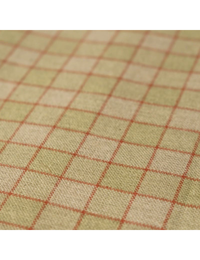 Toile à carreaux 210g en 140 cm le mètre 100% coton