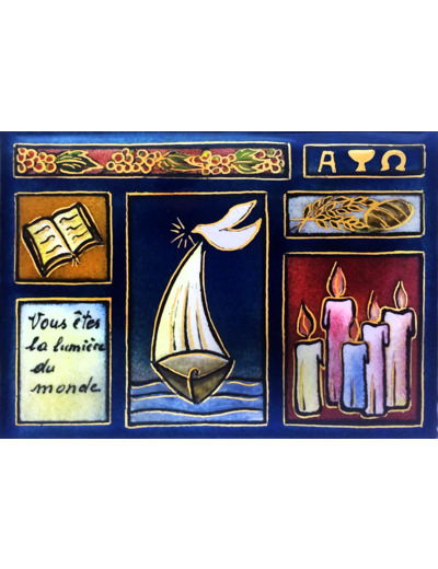 Souffle de Lumière 11,6X8,4cm - EMAUX DU LIBAN