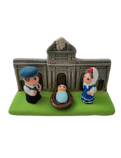 CRECHE en céramique BLOC 8x7cm- MADRID
