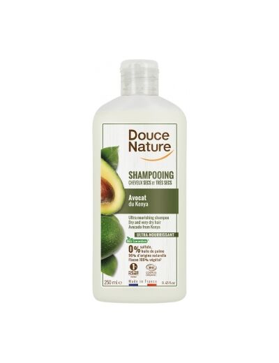 Shampoing cheveux secs et très secs huile d'avocat 250ml