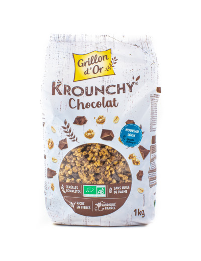 Céréales Déjeuner Krounchy Chocolat Bio 1kg