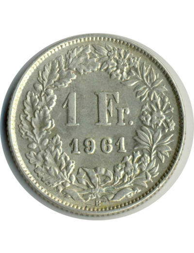 SUISSE 1 FRANC 1961 B TTB