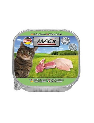 MAC'S Raffineur, saveur poulet & agneau pour chat - 100g