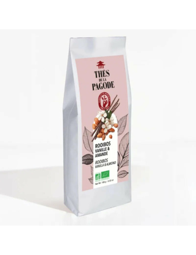 Rooibos gourmand Vanille Amande Bio-100g-Thés de la Pagode