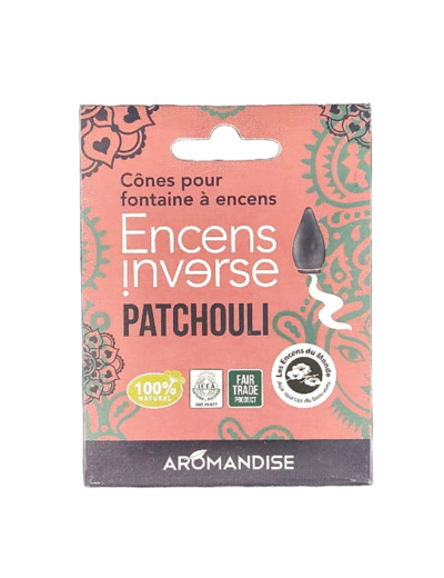 Encens Cône Fontaine Patchouli x10