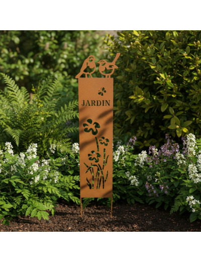 Treillage jardin fleuri 30x120cm