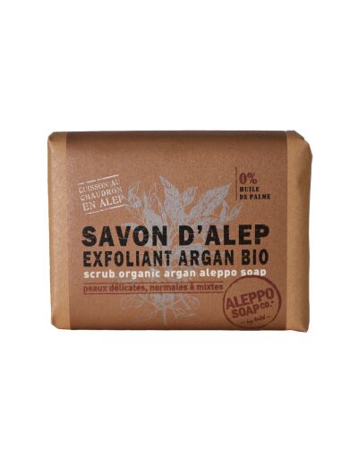 Savon d'Alep Exfoliant Argan Bio 100g