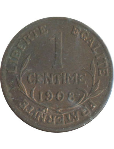 FRANCE 1 CENTIME DUPUIS 1908 SUP