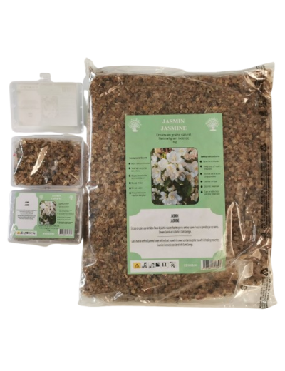 Encens en Grains Jasmin - Boite transparente de 50gr