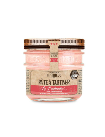 Pâte à tartiner La Pralinaise à la Praline Rose 250G