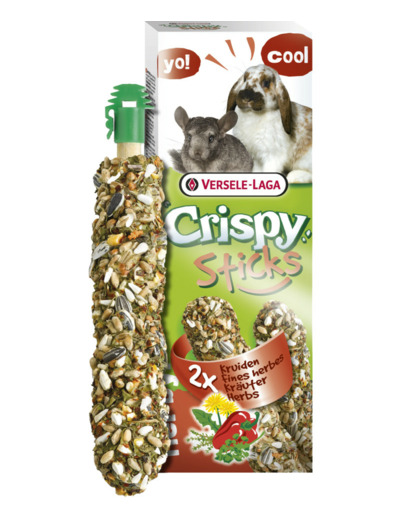 Crispy Sticks fines herbes lapins & chinchillas - 2x55g