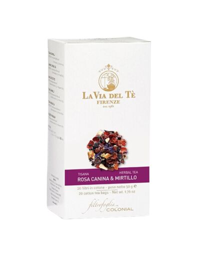 Tisane Eglantier & Myrtille 20 sachets 50g