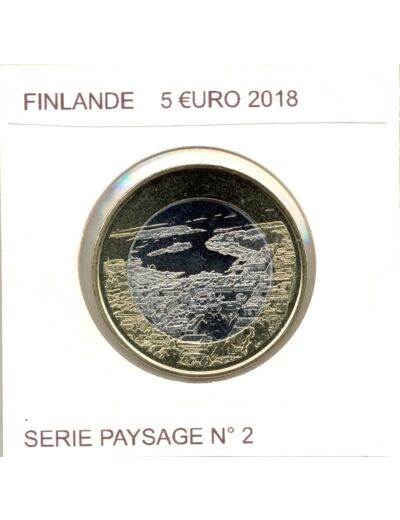 FINLANDE 2018 5 EURO PAYSAGE Numero 2 SUP