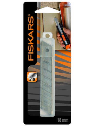 10 Lames de cutters Fiskars 18 mm