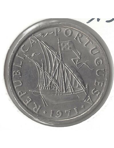 PORTUGAL 10 ESCUDOS 1971 A SUP-