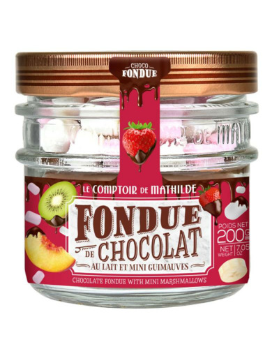 Fondue de Chocolat Au Lait et Mini Guimauves 200G