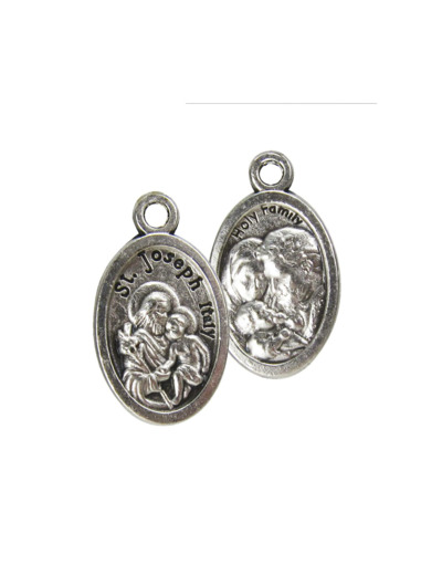 Médaille argentée 18mm - ST JOSEPH
