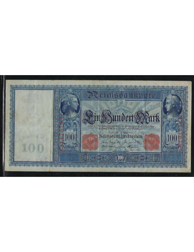 ALLEMAGNE 100 MARK 07 02 1908 SERIE C.1476783 TTB-