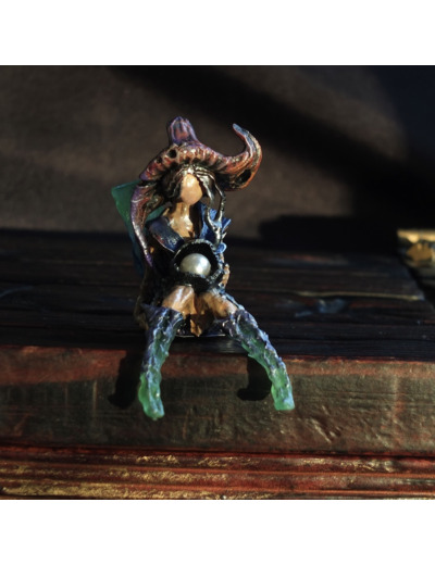 Figurine "Brindille" et sa pierre naturelle