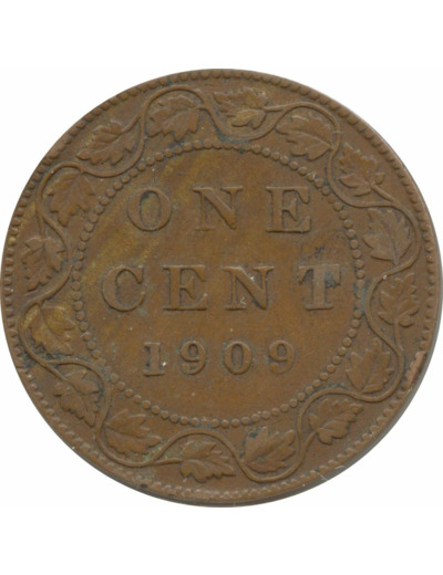 CANADA 1 CENT 1909 TTB