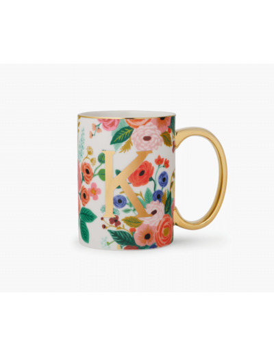 Mug Garden Party Lettres K - Rifle Paper Co