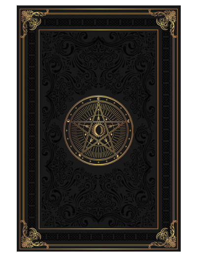 Grimoire vierge Pentacle lunaire