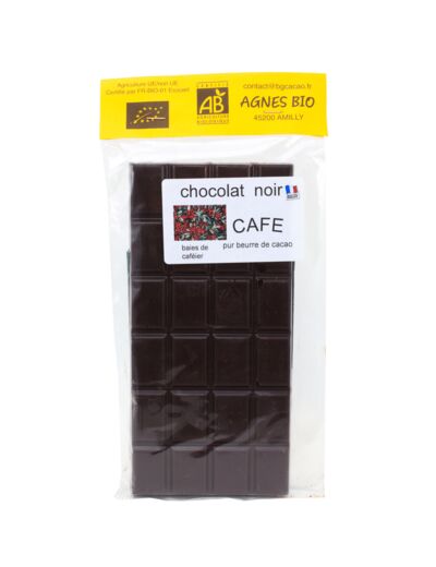 Chocolat Noir Café Bio 100g