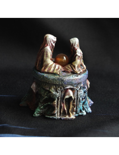 Boite "Les rêves égarés" et sa pierre naturelle