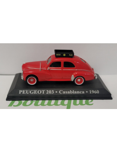 PEUGEOT 203 CASABLANCA 1960 1/43 (TAXI DU MONDE)