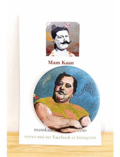 Badge "Moustachu" Mam Kaan