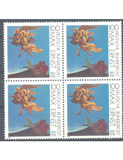 ALLEMAGNE 4 x 100 PFENNIG 1991 YVERT 1401 NEUF