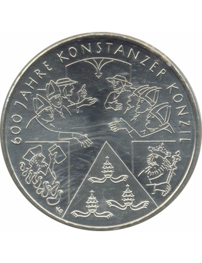 Allemagne 2014 F 10 EURO 600 ANS CONCIL DE CONSTANCE BE