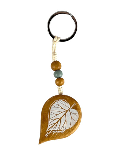 Porte Clé Laudato Si Gemelina  Longueur totale 14.5cm