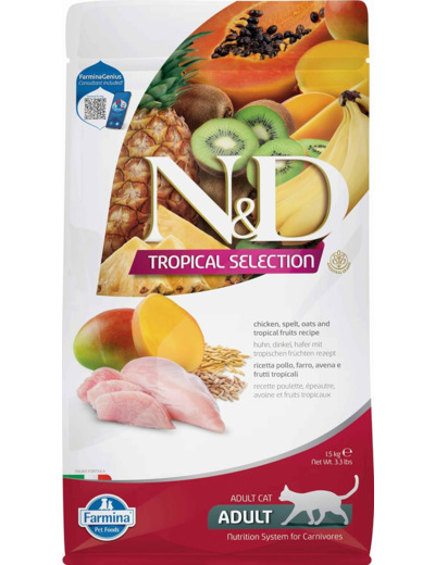 FARMINA ND Cat Tropical Selection Poulet 1,5 kg