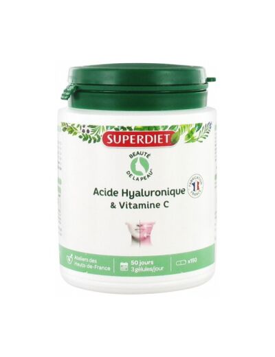 Acide hyaluronique + vitamine C 150 gélules