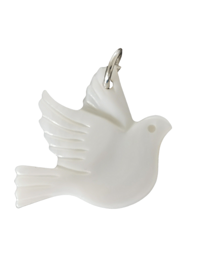 Pendentif en Nacre 26 mm - COLOMBE