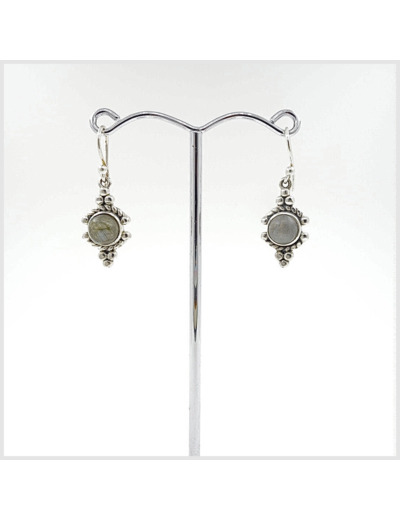 Boucles d'oreilles Labradorite