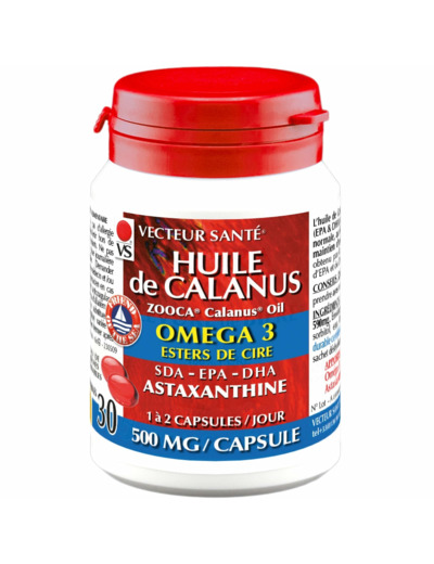Huile de Calanus-30 Capsules-Vecteur Santé