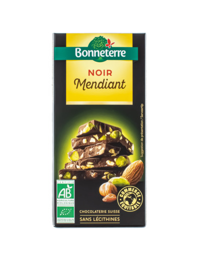 Chocolat Noir Mendiant Bio 100g