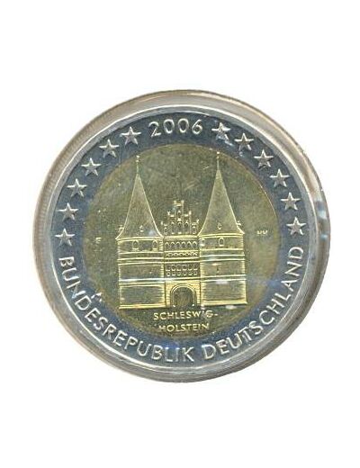 ALLEMAGNE 2006 F 2 EURO COMMEMORATIVE SCHLESWIG- HOLSTEIN SUP