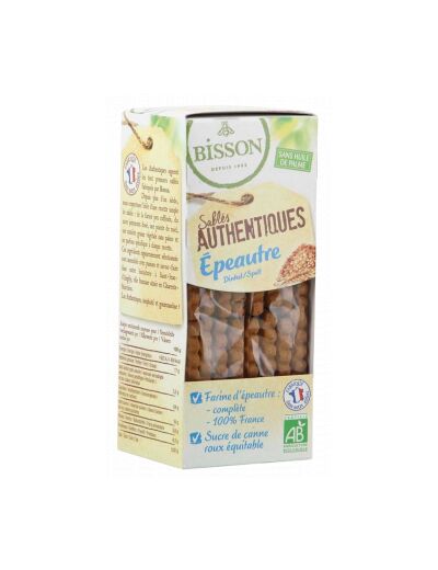 Biscuits sablés les authentiques Epeautre 175g