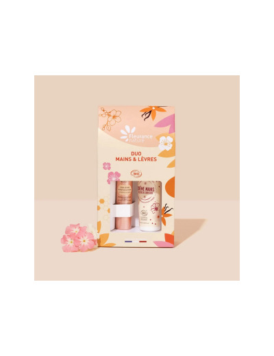 Duo stick lèvres et crème mains Fleur de cerisier