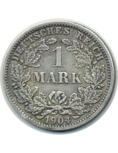 ALLEMAGNE 1 MARK 1904 D TTB (W14)