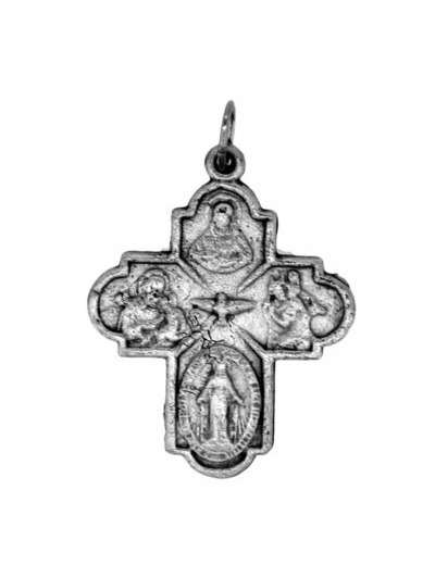 Croix en Métal Argenté 3cm - TOUS LES SAINTS